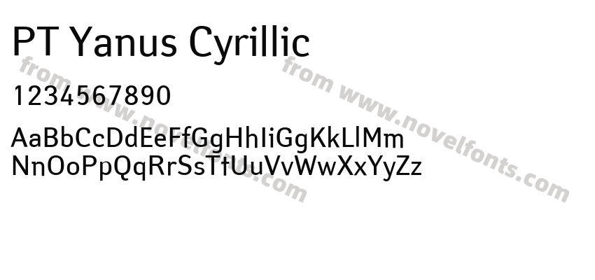 PT Yanus CyrillicPreview