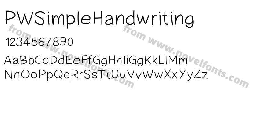 PWSimpleHandwritingPreview