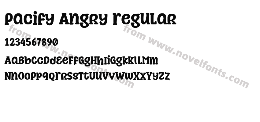 Pacify Angry RegularPreview