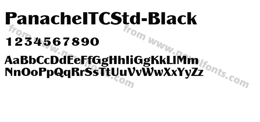 PanacheITCStd-BlackPreview