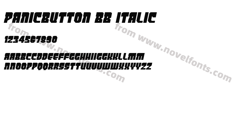 PanicButton BB ItalicPreview