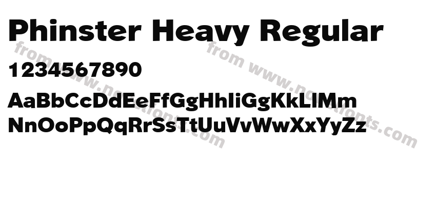 Phinster Heavy RegularPreview