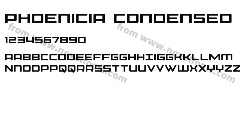 Phoenicia CondensedPreview