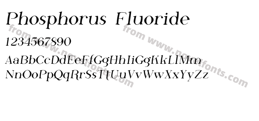 Phosphorus FluoridePreview