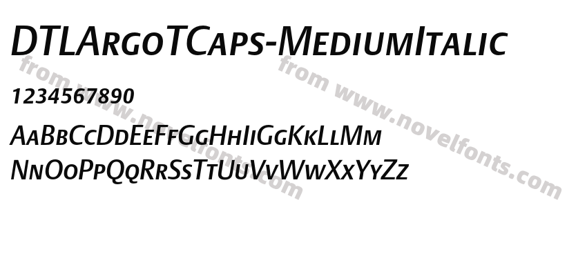 DTLArgoTCaps-MediumItalicPreview