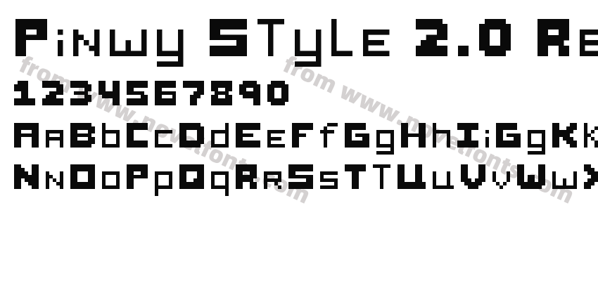 Pinwy Style 2.0 RegularPreview