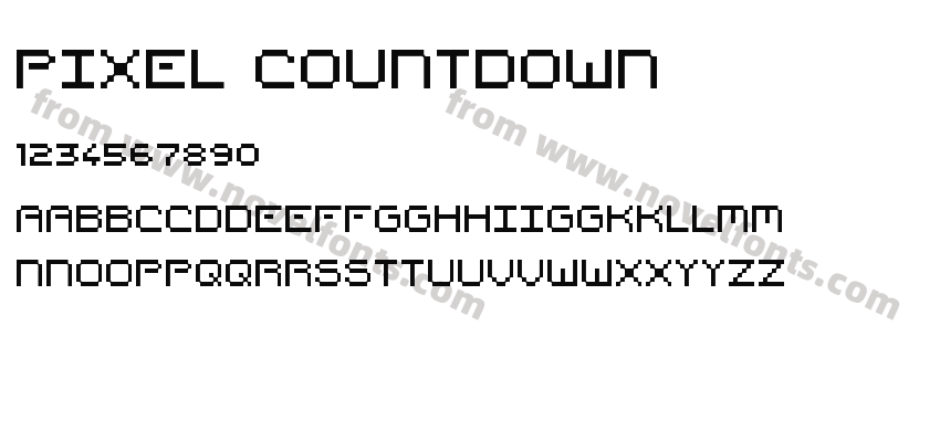 Pixel CountdownPreview