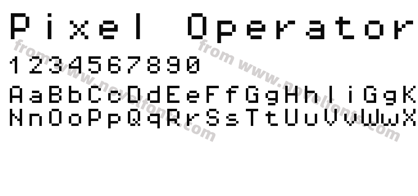 Pixel Operator Mono 8Preview