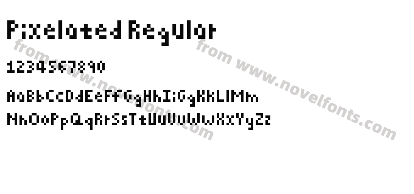 Pixelated RegularPreview