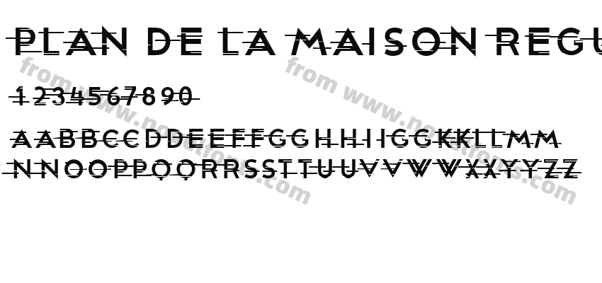 Plan De La Maison RegularPreview