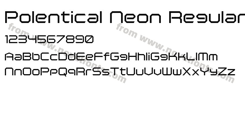 Polentical Neon RegularPreview