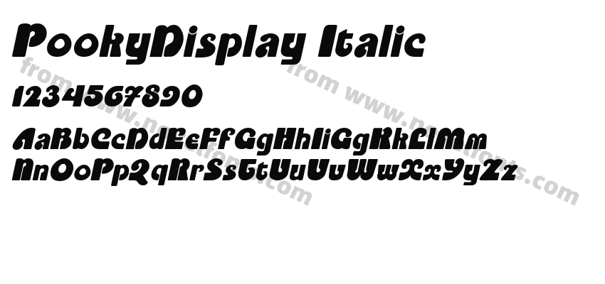 PookyDisplay ItalicPreview