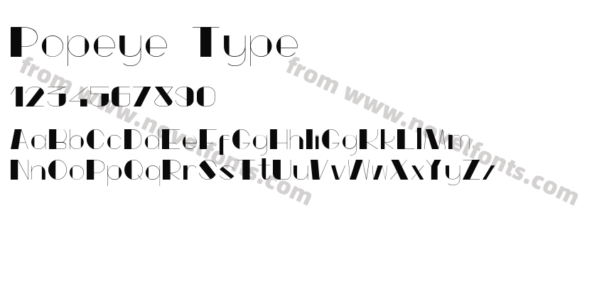 Popeye TypePreview