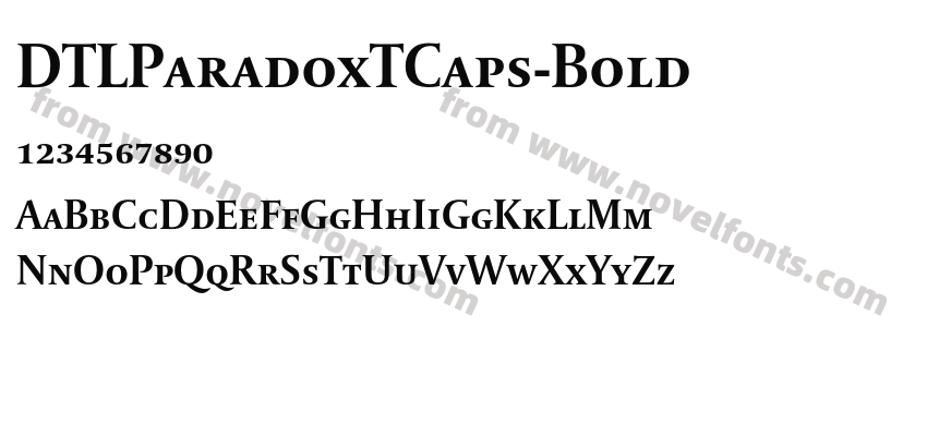 DTLParadoxTCaps-BoldPreview