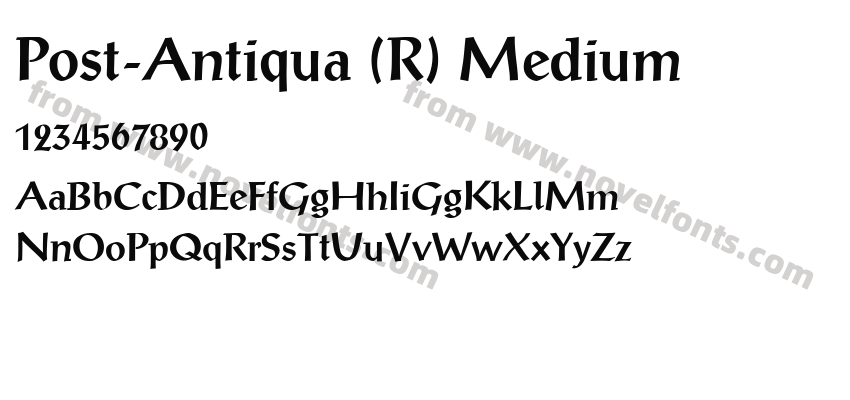 Post-Antiqua (R) MediumPreview