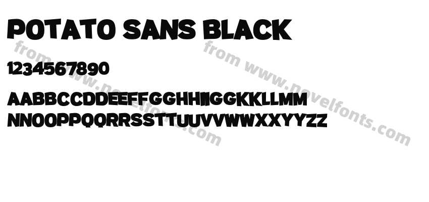 Potato sans BlackPreview