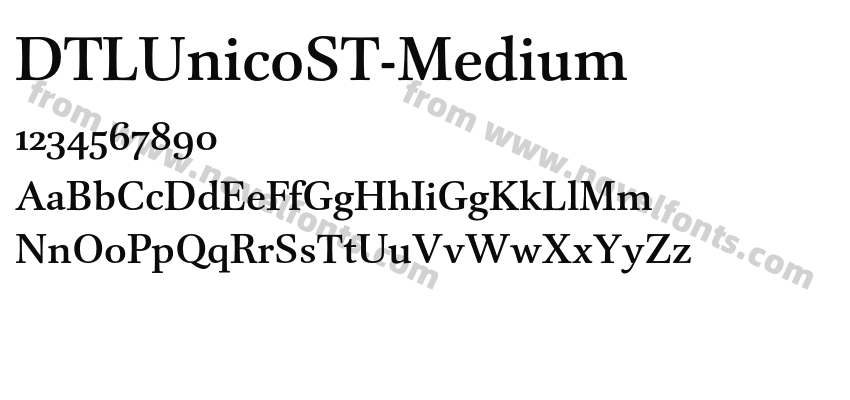 DTLUnicoST-MediumPreview