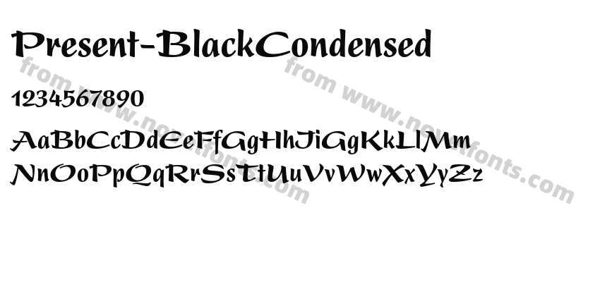 Present-BlackCondensedPreview