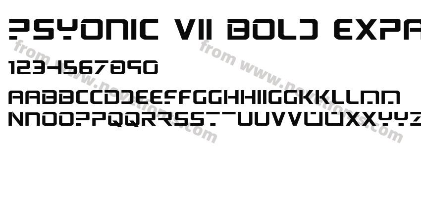 PsYonic VII Bold ExpandedPreview