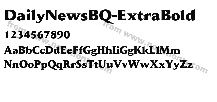 DailyNewsBQ-ExtraBoldPreview