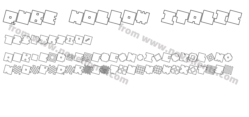 QUBE HOLLOW ITALICPreview