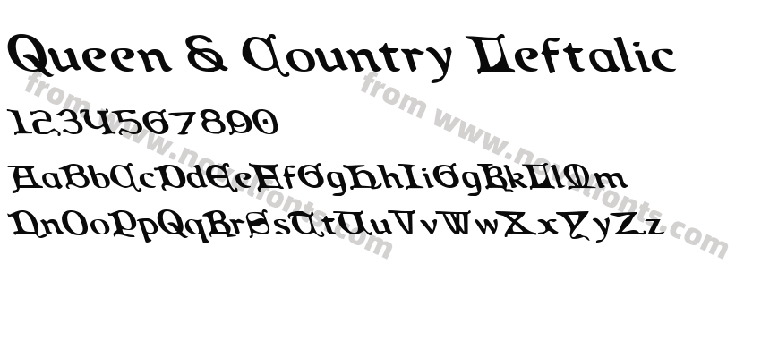 Queen & Country LeftalicPreview