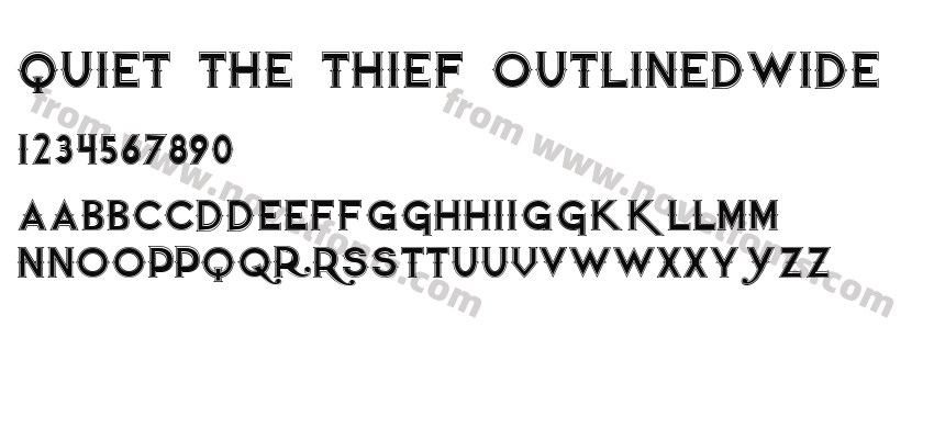 Quiet the Thief OutlinedWidePreview