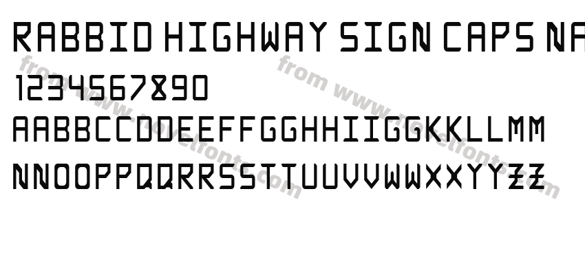 Rabbid Highway Sign Caps Narrow RegularPreview