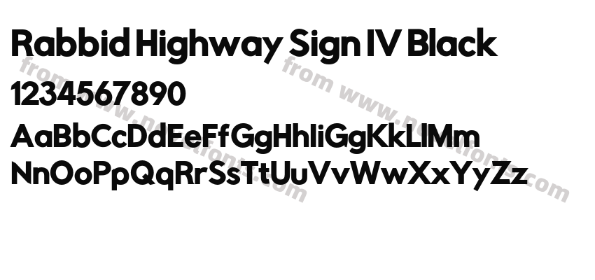 Rabbid Highway Sign IV BlackPreview