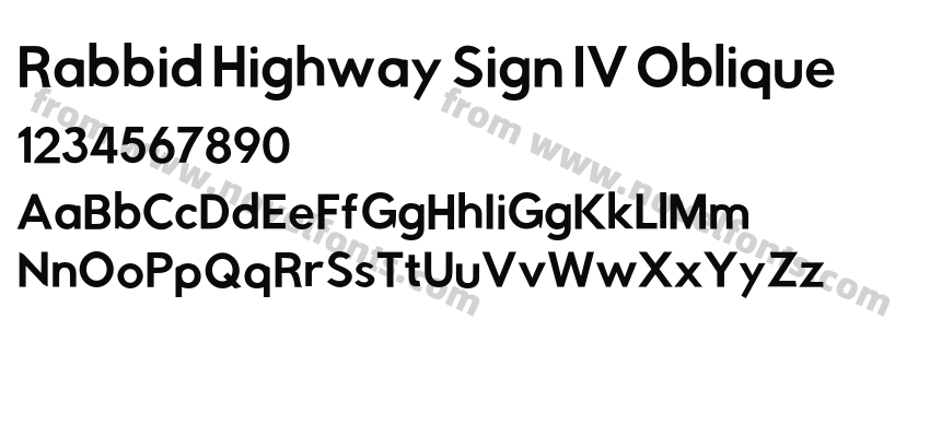 Rabbid Highway Sign IV ObliquePreview