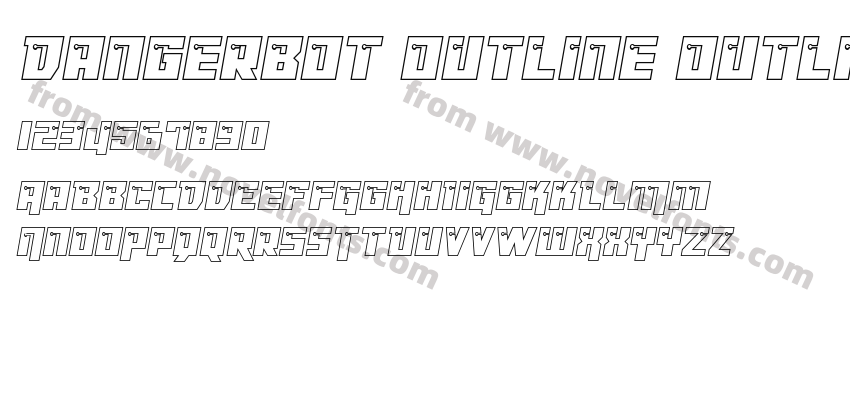 Dangerbot Outline OutlinePreview