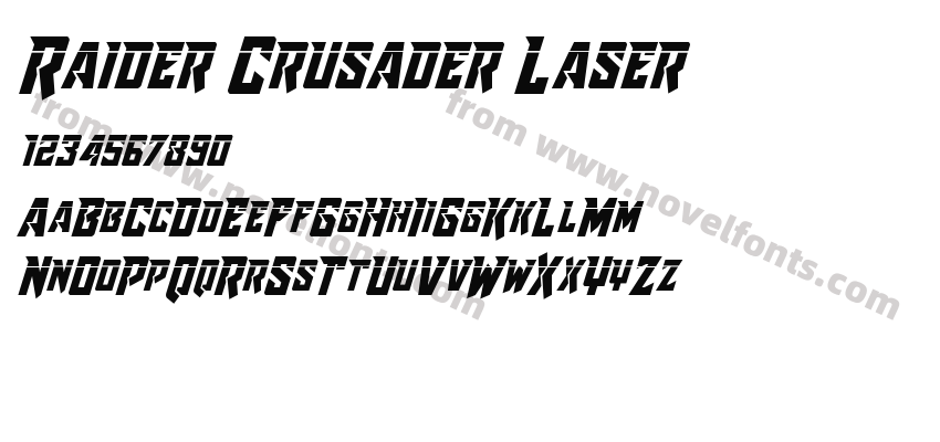 Raider Crusader LaserPreview