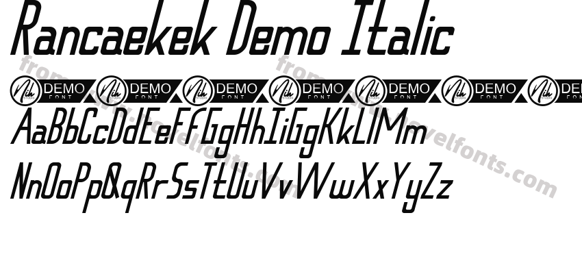 Rancaekek Demo ItalicPreview