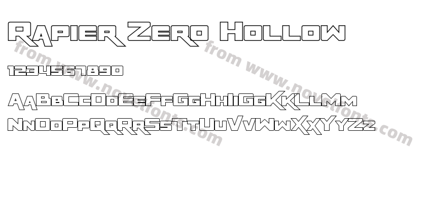 Rapier Zero HollowPreview