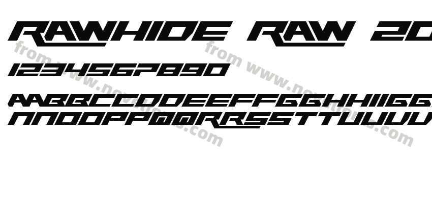 Rawhide Raw 2012 RegularPreview