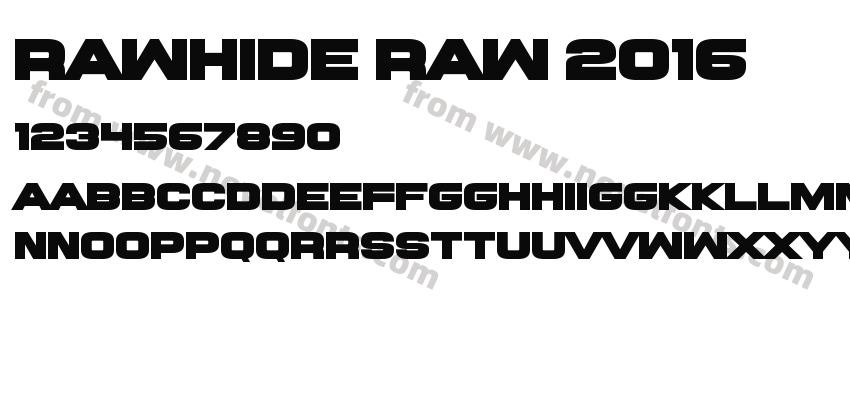 Rawhide Raw 2016Preview