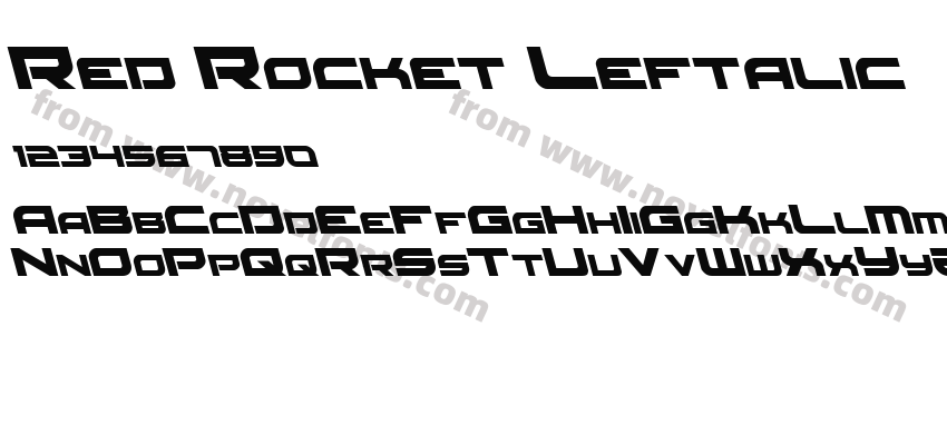 Red Rocket LeftalicPreview