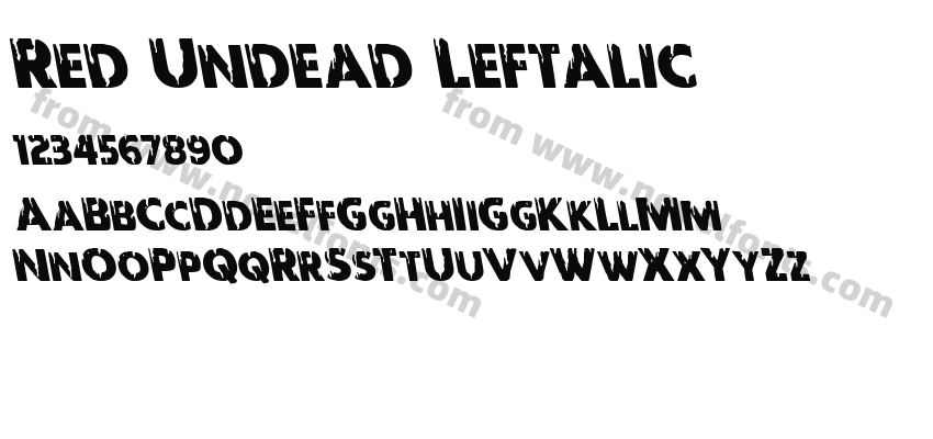 Red Undead LeftalicPreview