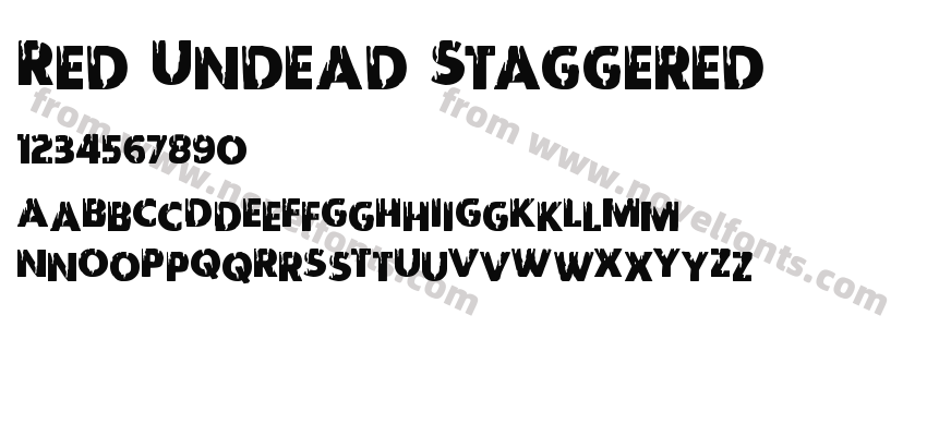 Red Undead StaggeredPreview