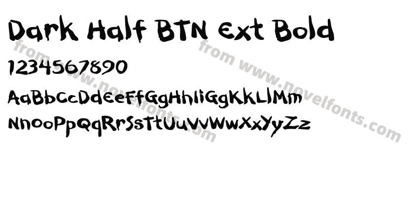 Dark Half BTN Ext BoldPreview