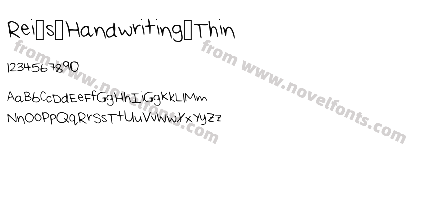 Rei_s_Handwriting_ThinPreview