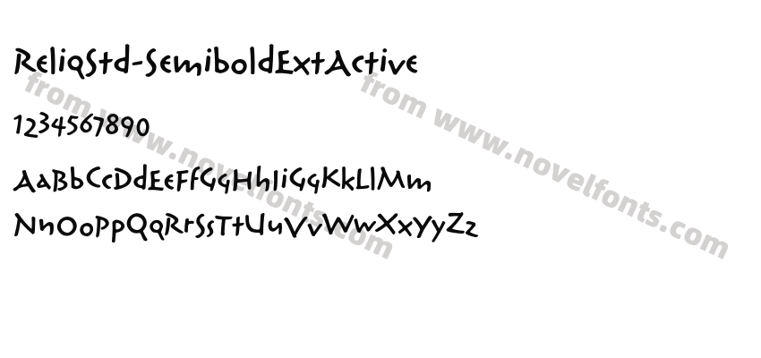 ReliqStd-SemiboldExtActivePreview
