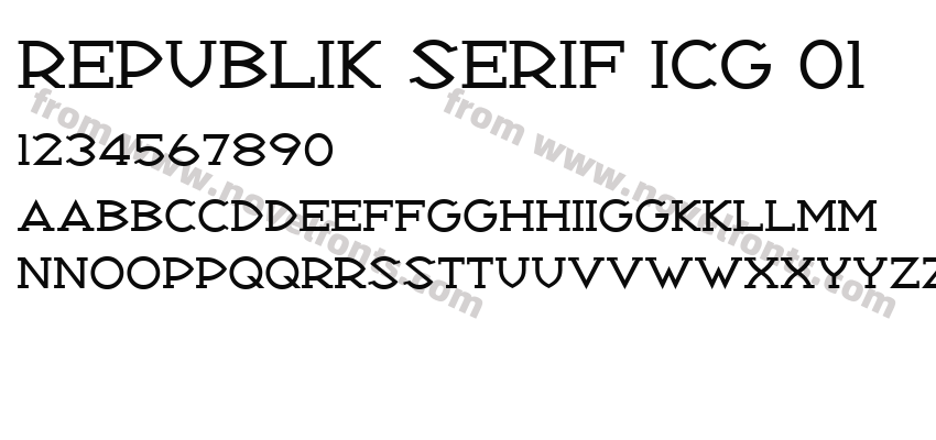 Republik Serif ICG 01Preview