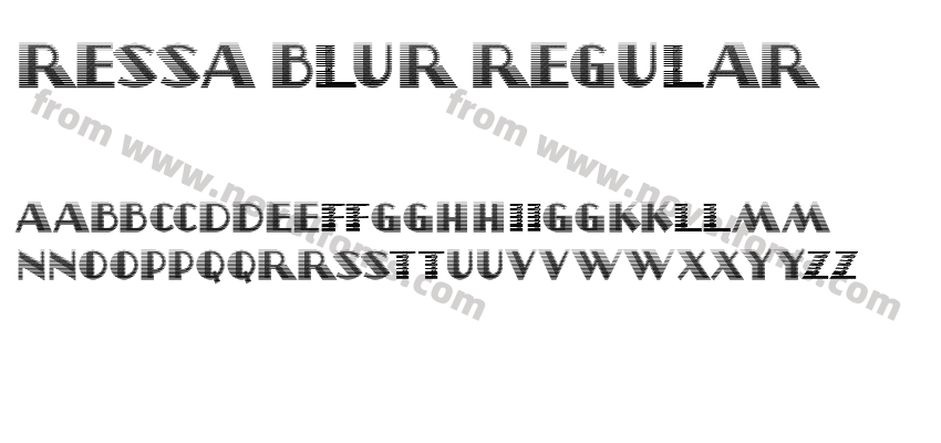 Ressa Blur RegularPreview