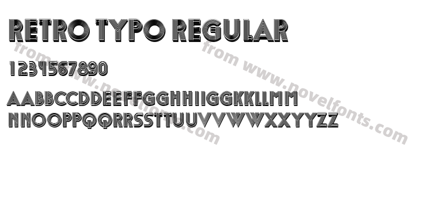 Retro Typo RegularPreview