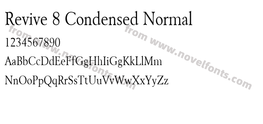 Revive 8 Condensed NormalPreview