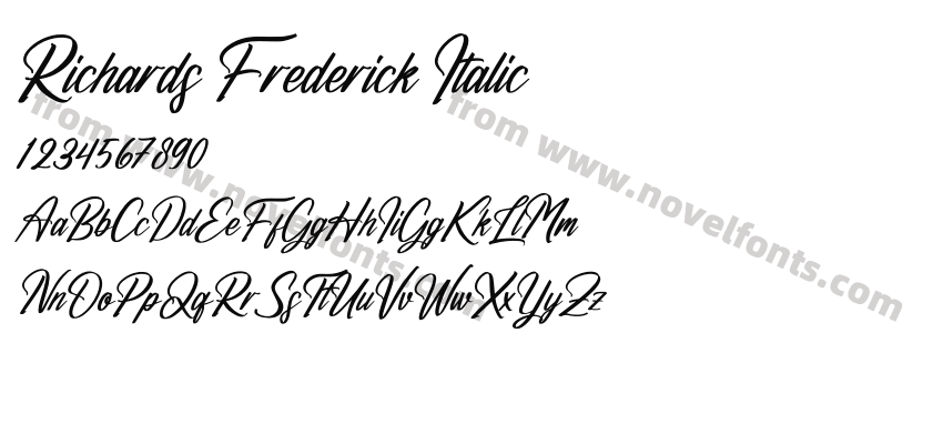 Richards Frederick ItalicPreview