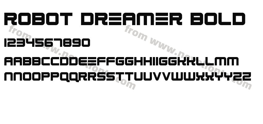 Robot Dreamer BoldPreview