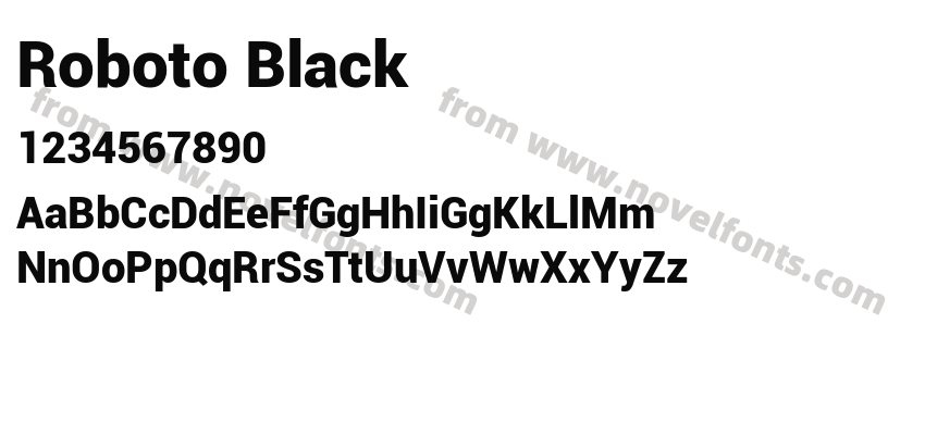 Roboto BlackPreview