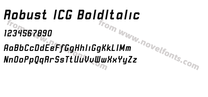 Robust ICG BoldItalicPreview